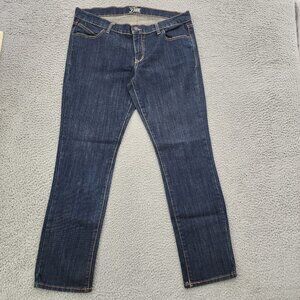 Old Navy The Diva Straight Leg Women's Size 12 Dark Wash Blue Jeans Denim Casual